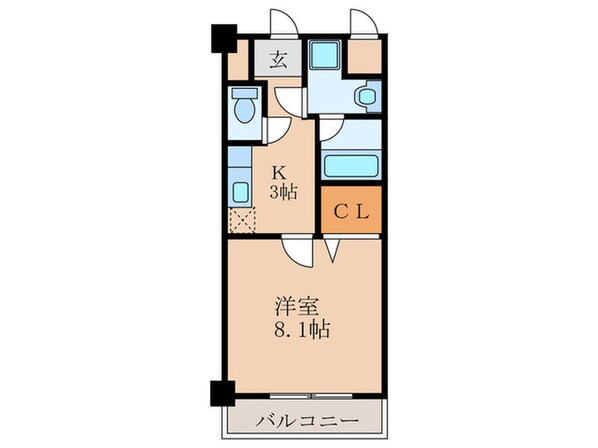 モントーレヒルズ東櫛原の物件間取画像